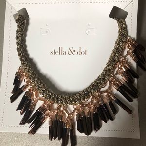 New Stella & Dot Bora Fringe Necklace